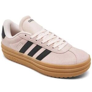 Adidas VL Court Bold Platform Sneakers Women's Size 6 Wonder Quartz/Core Black